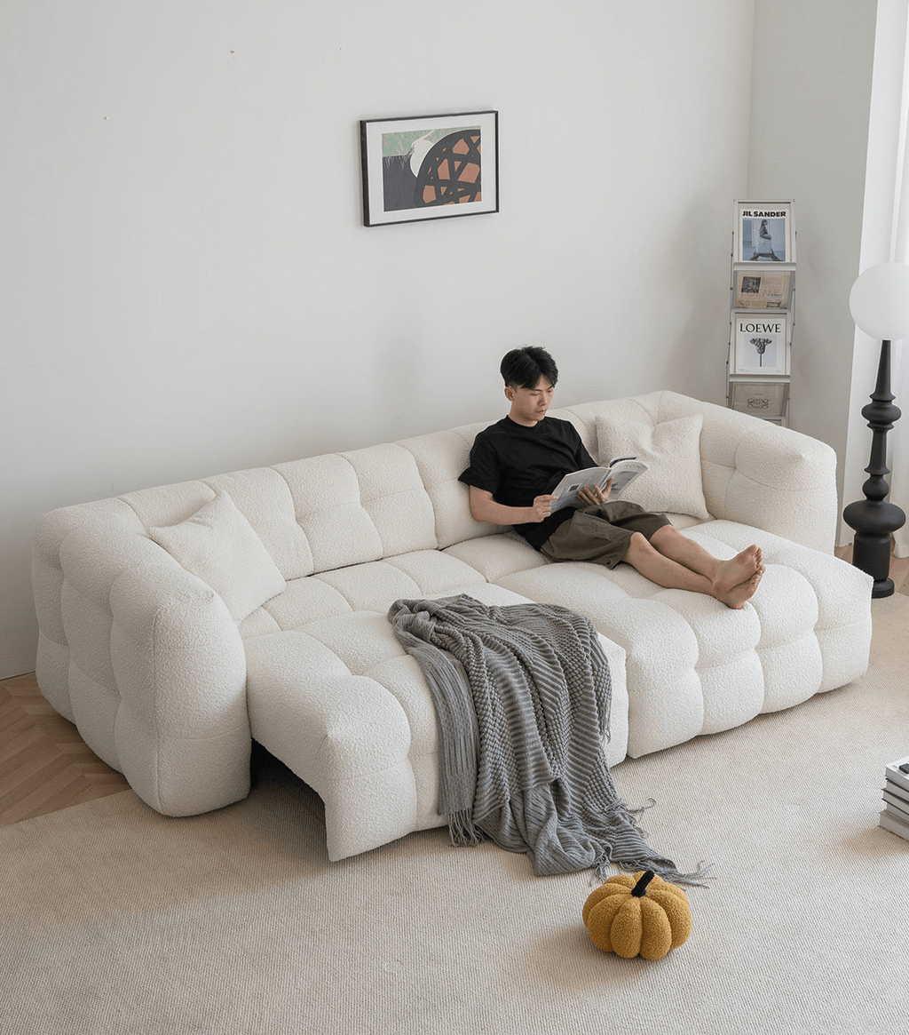 Anakin Extendable Sofa in Bouclé