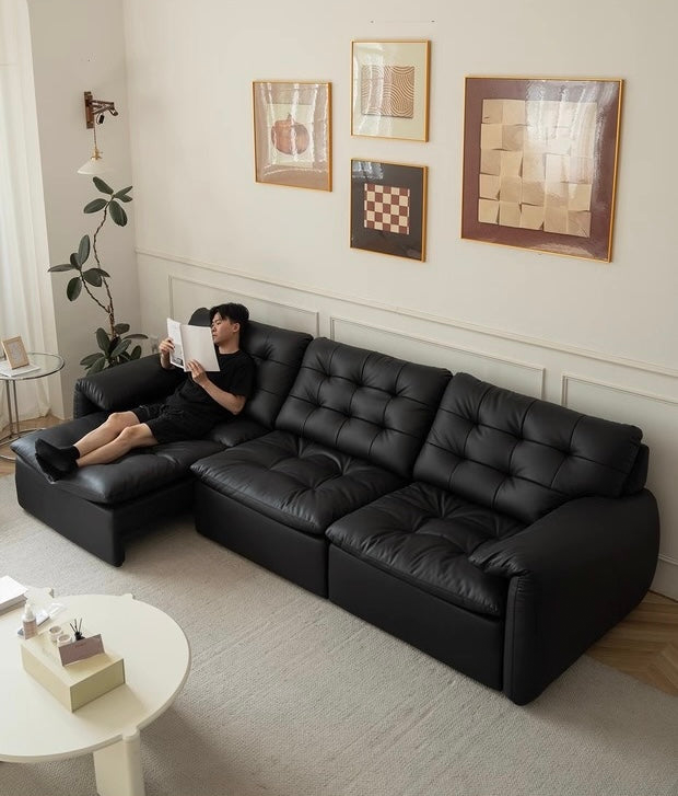 Tiffany Extendable Sofa in Eco Genuine Leather